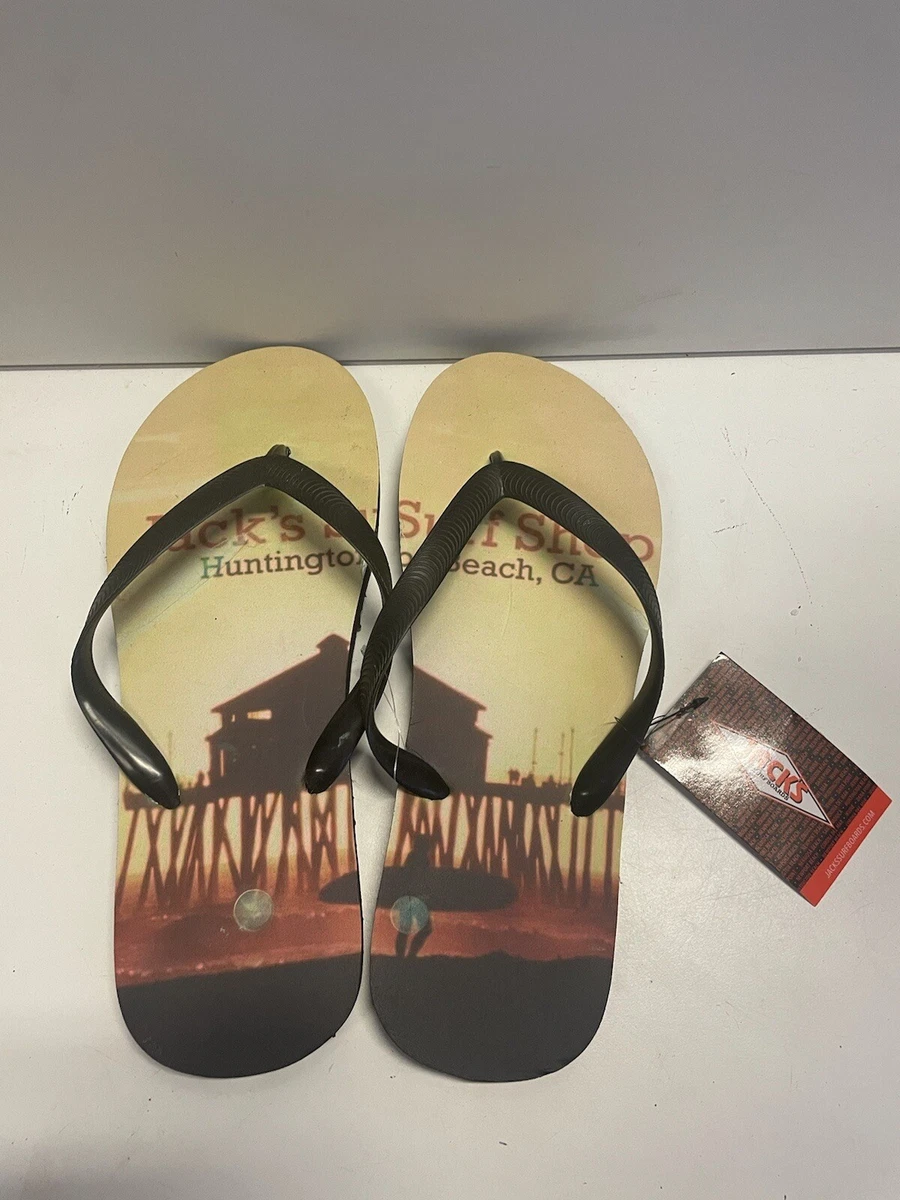 Jacks Surf Shop Flip Flops Sandles Size 12 eBay