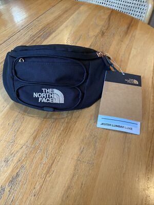 The North Face JESTER LUMBAR LUXE PACK BLACK/ROSE GOLD NET