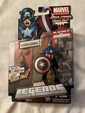 2011 Marvel Legends Arnim Zola Series Captain America with BAF piece by Hasbro