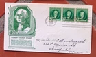 1940 FAMOUS AMERICAN ARTIST GILBERT CHARLES STUART GREEN ANDERSON CACHET FDC GW