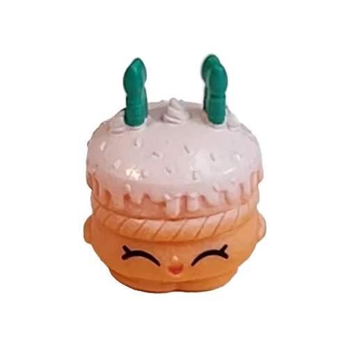 Wishes Birthday Cake Shopkins Season 1 Yellow Ultra Rare 1-095 Orange and White - Picture 1 of 6