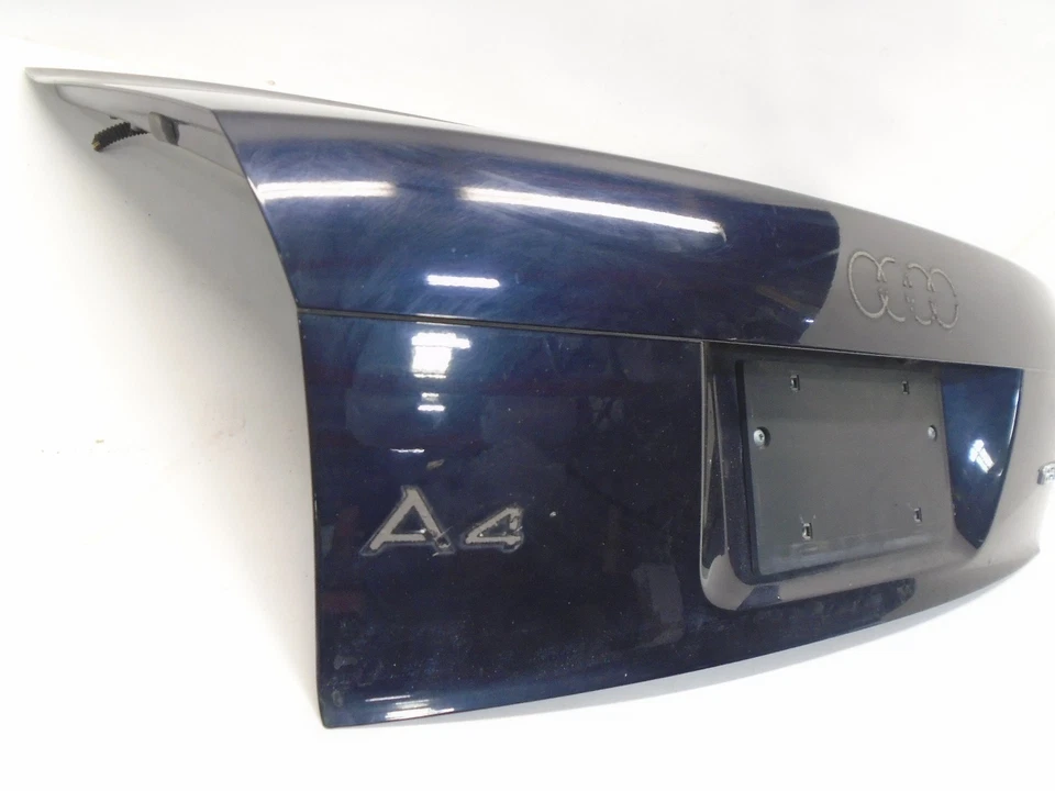 DK804351 1999 2000 2001 2002 AUDI A4 REAR TRUNK LID LEFT GATE HATCH BLUE OEM - Image 2 of 4