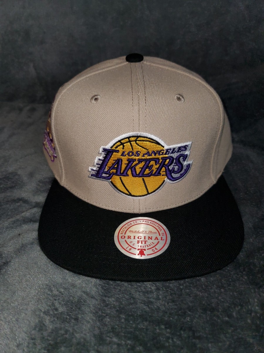 NBA LOS ANGELES LAKERS MITCHELL NESS MENS ORIG FIT SNAPBACK HAT