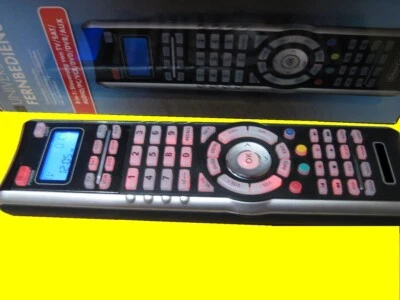 Lernfähige 8 in 1 Universal-Fernbedienung TV/SAT/Audio/PC/VCR/DVD/DVR/AUX/LED/