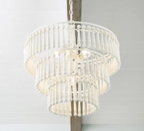 Tiana 3-Light Pendant in Matte White - Picture 7 of 8