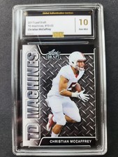 2017 Leaf - Christian McCaffrey “Td Machines” #TD-02 GAS 10 Rookie. M726