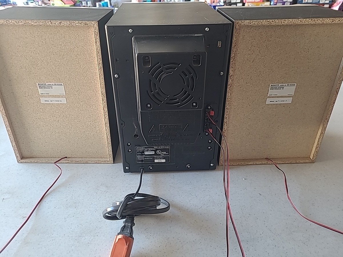 Sony MHC-EC55 Mini HiFi Component System 3-Disc CD Changer AM/FM