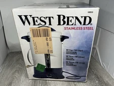 West Bend 60 Cup Commercial Stainless Steel Coffee Maker Urn