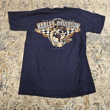 Harley-Davidson T-Shirt Tasmanian Devil Looney Tunes Size S Aurora, Co Mile High