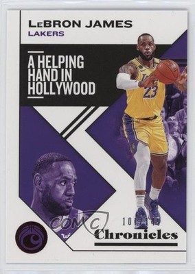 2019-20 Panini Chronicles Red 101/149 LeBron James #10 2d9