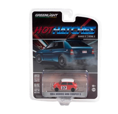 1:64 GREENLIGHT 1964 Morris Mini Cooper S - Hot Hatches  , Neu