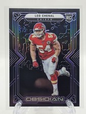 2022 Obsidian LEO CHENAL RC Purple Electric Etch /100 No.184 Rookie