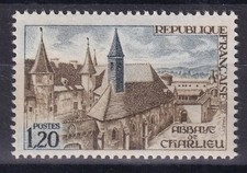 🦬Timbre France N°1712 - Luxe ** - Abbaye de Charlieu - MNH** - 1972🦬