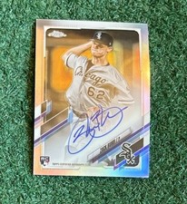 ZACK BURDI - 285/499 - 2021 TOPPS CHROME REFRACTOR AUTOGRAPH ROOKIE CARD # RA-ZB. rookie card picture