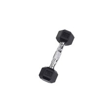 Body-Solid Rubber Hex Dumbbells, Hand Weights For Men and Women