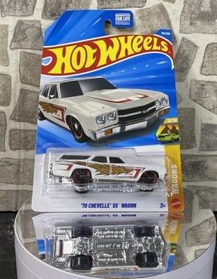 2026 Hot Wheels '70 Chevelle SS Wagon White Car 1/64 NEW