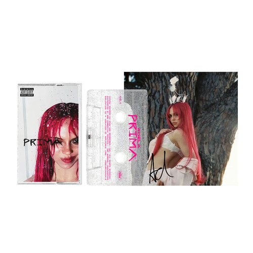 Adéla / Adela - Prima - Silver Glitter Cassette + Signed Promo Artcard prezzo ebay
