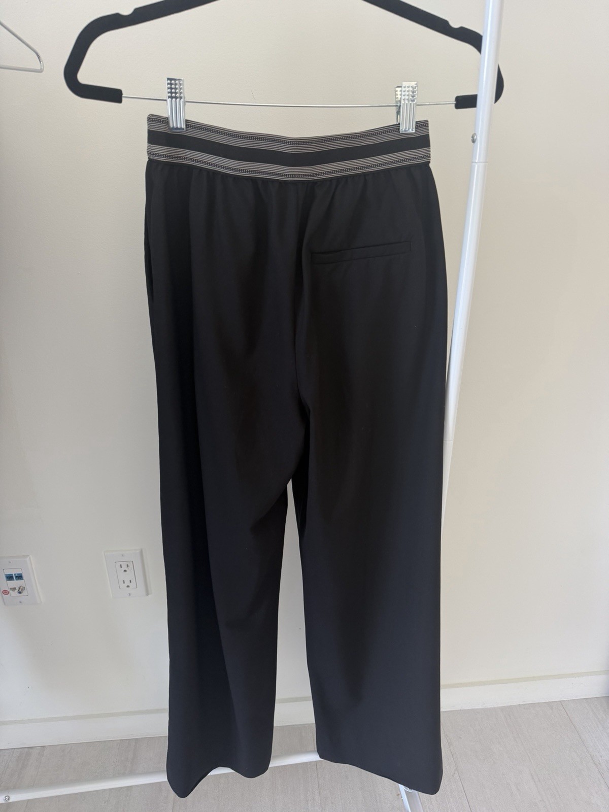 LOEWE Black Wool Logo Stretch Solid Pattern Women… - image 4