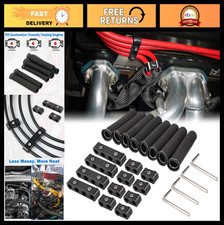 12pc Spark Plug Wire Separator 8pc Heat Shield Boots Protector 8mm 9mm 10mm 12pc Spark Plug Wire Separator 8pc Heat Shield Boots Protector 8mm 9mm 10mm
