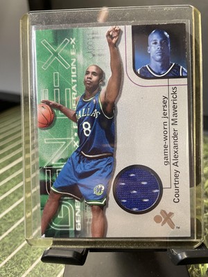 2000-01 E-X #NNO Courtney Alexander X - Generation E-X Game Jerseys