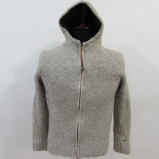 Unbranded Mens Wool Blend Zipped Cardigan hoody Chest size 42/44 uk L Sku 7440