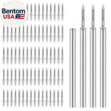 400Pcs Hardware Nails Double Head Skirting Nails with 4 Tools - Invisible Seamle