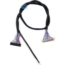 LVDS Cable 30 Pin 8 Bit 25Cm Connector Display All In One Simpletek