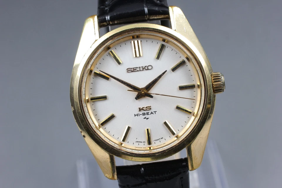 Reloj Hombre Vintage【Exc+5】KING SEIKO KS Hi-Beat 45-7001 Cuerda Manual 37mm JAPÓN Foto 3 de 4