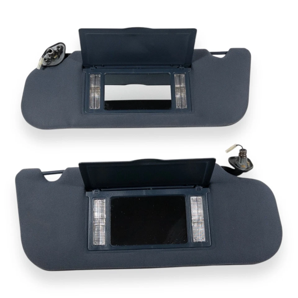 1989-1997 Ford Thunderbird Mercury Cougar Driver & Passenger Side Sun Visor Pair - Image 4 of 4