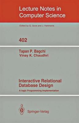 Interactive Relational Database Design A Logic Programming Implementation Buch