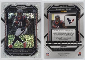 2022 Panini Prizm Rookies White Sparkle Prizm Dameon Pierce #322 Rookie RC