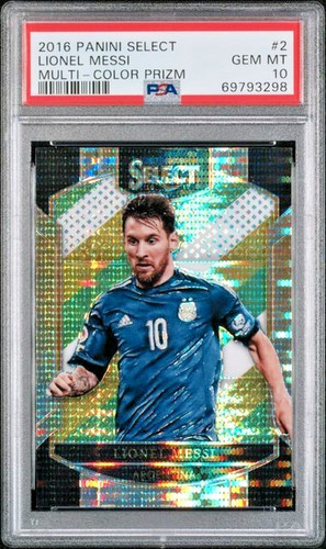 Lionel Messi [Multi Color Prizm] #2 2016 Panini Select card