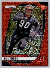 2024 Panini Prizm #364 Kris Jenkins Orange Disco Prizm