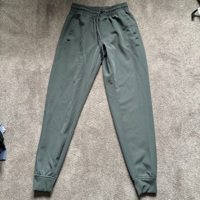 LEG3ND Men's Green Jogger Activewear Pants S Drawstring Elastic Waist