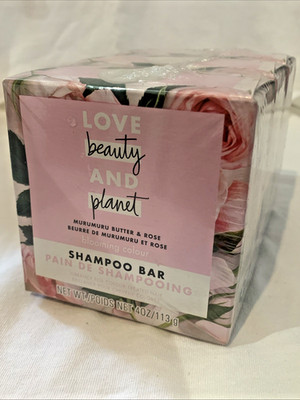 (3) Love Beauty And Planet Blooming  Shampoo Bars,  Color Treated Hair