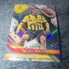 Topps Finest Kjell Wätjen Rookie Refractor Borussia Dortmund #38 2024-25