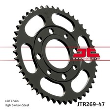 Rear Sprocket 47 T 428 P JTR269.47 Black For Daelim VT 125 98-00