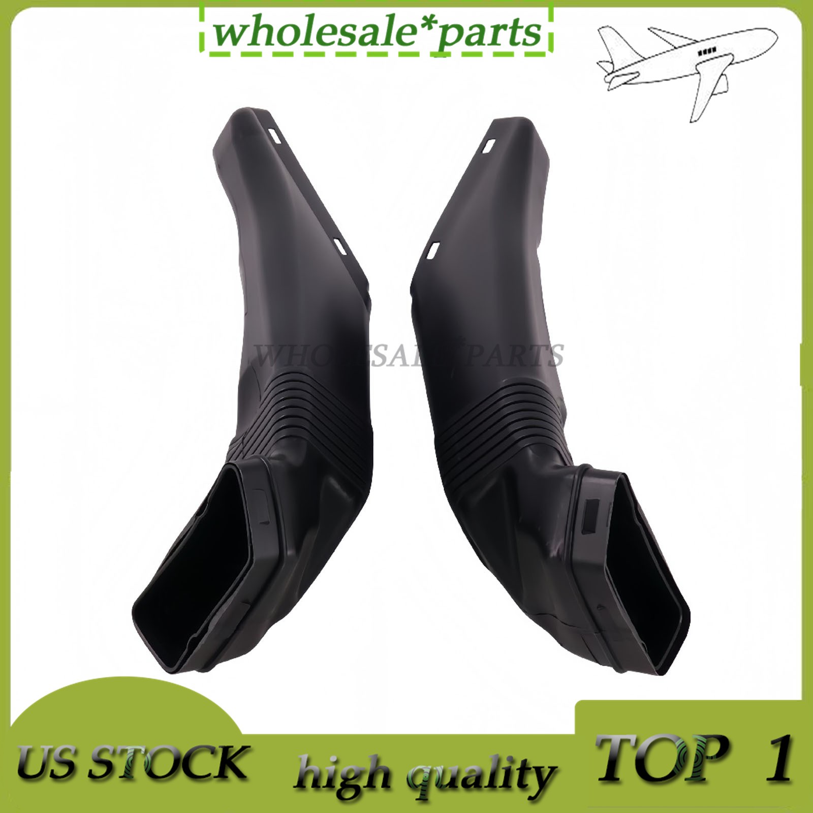 2X For Bentley Flying Spur 12-19 3W0129531 3W0129532 Intake Air Duct Pipe Kit