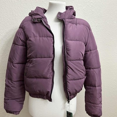Special One Kids Girls Dark Lilac Winter Puffer Coat Jacket -  Medium (10/12)