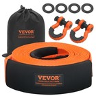 VEVOR Sangle de remorquage de voiture corde d'urgence robuste 9,1 m 16329 kg SUV