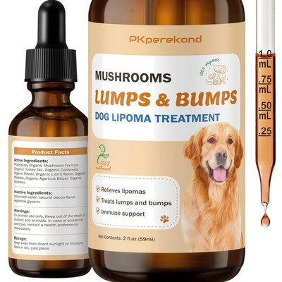 Dog Lumps and Bumps Supplement, Turkey Tail Mushroom Guard for Dog Lipomas, 7...