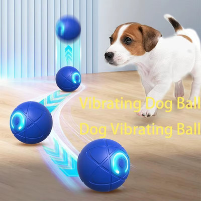 Pet Automatic Rolling Ball Toy Shaky Ball Toy for Dogs Auto Rolling Ball Toys fo
