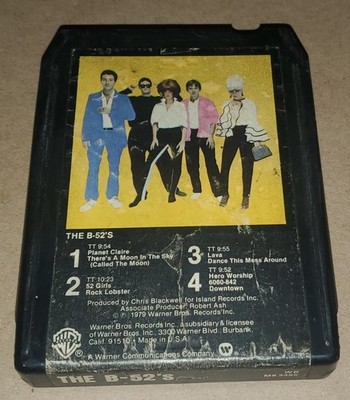 The B-52's M8 3355, Stereo, 8-Track Cartridge, 1st edition, US, 1979 Rock Lobste