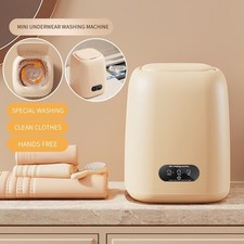 Mini Washing Machine for Underwear Socks Portable Washer Cleans Small Laundry