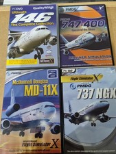 Microsoft FSX Flight Simulator Aircraft Add-On Bundle 146 MD 11 747 400 737 NGX 