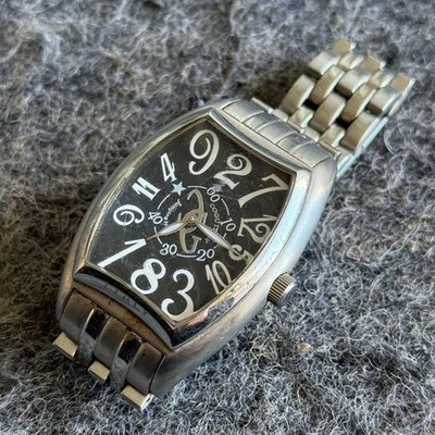 COGU ITALY Automatic Analog Watch Silver Skeleton Dial Men's Wristwatch