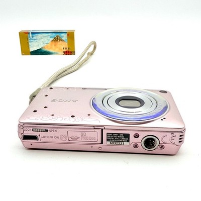 Sony Cyber-shot DSC-W350D 14.1MP Jewel Pink Compact Camera Japan