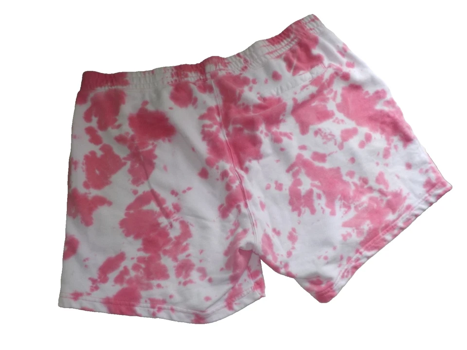 H&M x THE SMILEY COMPANY Hippie Koi Batik Vintage Shorts weiß pink Ltd. Ed. 3XL - Bild 2 von 4