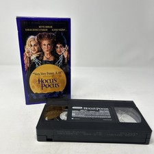 Hocus Pocus VHS, 1994 Halloween Movie Sarah Jessica Parker Bette Mildler Rare