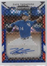 2019 Panini Prizm Draft Picks Red White & Blue 40/99 Zack Thompson #29 Auto 0ud4